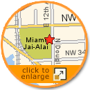 Click to enlarge Miami Jai-Alai map